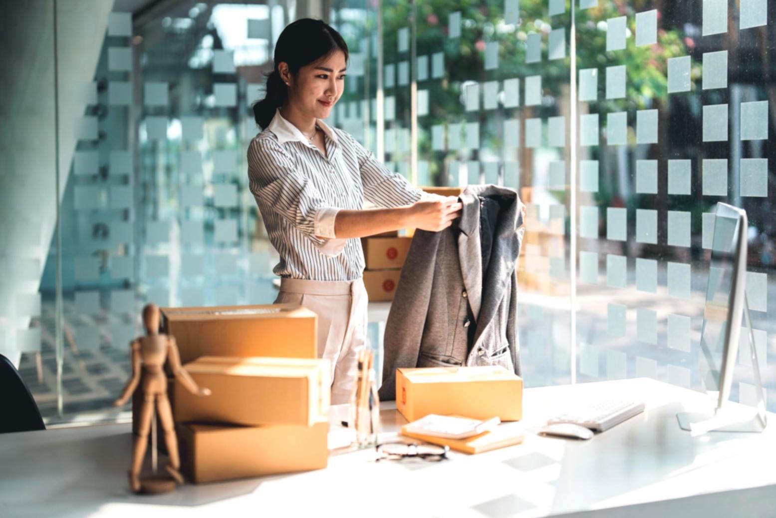 Professional team collaboration workspace showcasing strategic planning and digital marketing materials