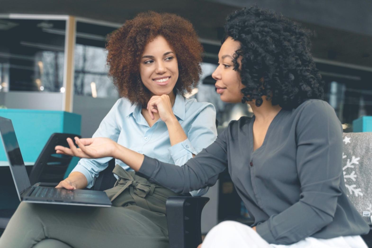 Professional consultation setup showing client meeting environment for SEO strategy discussions